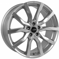 MAK Highlands 9" O.E. LR/RR Mutter FlatX18-5/120  ET48 Silver (1025 kg)